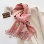 Fashion Solid Cashmere Warm Scarf New Design Pashmina Winter Double Side Diffrent Color Shawl Wraps Bufanda with Tassel Blanket