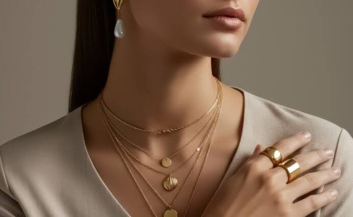 Saiba como usar acessórios estratégicos para transformar looks básicos em segundos. O poder dos colares e brincos para um toque de personalidade.