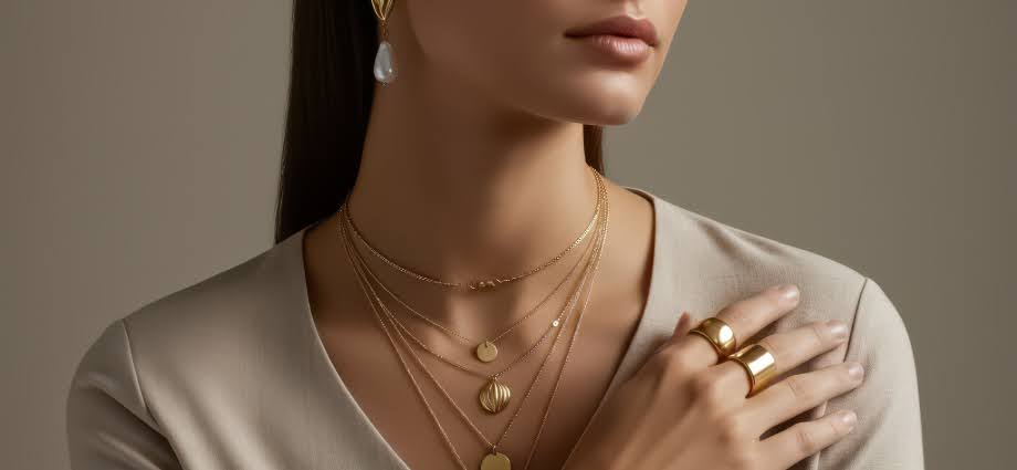 Saiba como usar acessórios estratégicos para transformar looks básicos em segundos. O poder dos colares e brincos para um toque de personalidade.